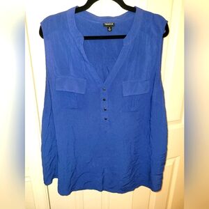 Torrid sleeveless silky top